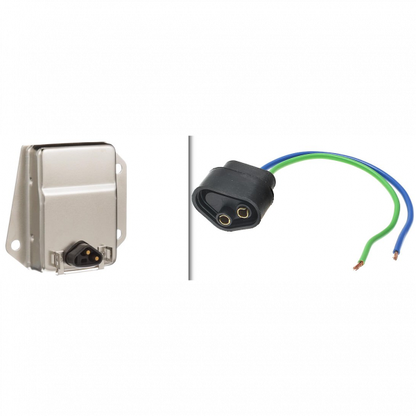 Voltage regulator and connector