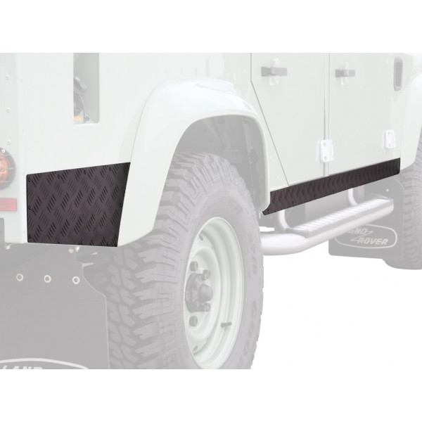 Land Rover Defender 110 (1983-2016) Sill Protector / Black - by Front Runner