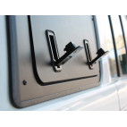 Toyota Land Cruiser 76 Gullwing Window / Right Hand Side Aluminium - by Front Runner