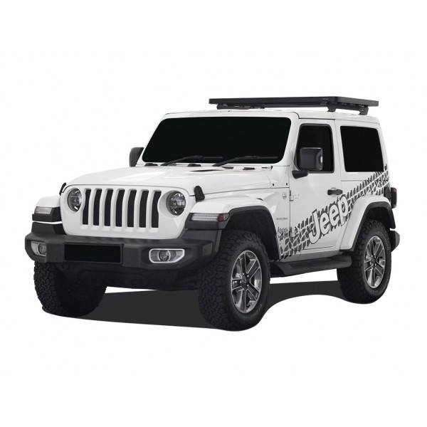 Jeep Wrangler JL 2 Door (2018-Current) Extreme Slimline II 1/2 Roof Rack Kit - by Front Runner