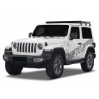 Jeep Wrangler JL 2 Door (2018-Current) Slimline II 1/2 Roof Rack Kit - by Front Runner