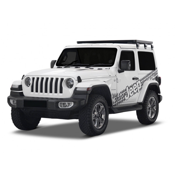 Jeep Wrangler JL 2 Door (2018-nykyinen) Slimline II 1/2 Roof Rack Kit / Tall - Front Runner