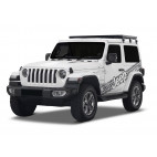 Jeep Wrangler JL 2 Door (2018-Current) Slimline II 1/2 Roof Rack Kit / Tall - by Front Runner