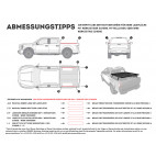 Pickup Lastbil LastbÃ¤dd Slimline II Rack Kit / 1255mm(B) x 1358mm(L) - av Front Runner