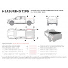 Pickup PickUp Slimline II Load Bed Rack Kit / 1165(W) x 1358(L) - av Front Runner