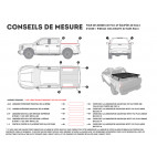 Pickup PickUp Slimline II Load Bed Kit / 1345(W) x 1358(L) - av Front Runner