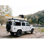 Land Rover Defender 110 (1983-2016) Slimline II Roof Rack Kit / Tall - by Front Runner