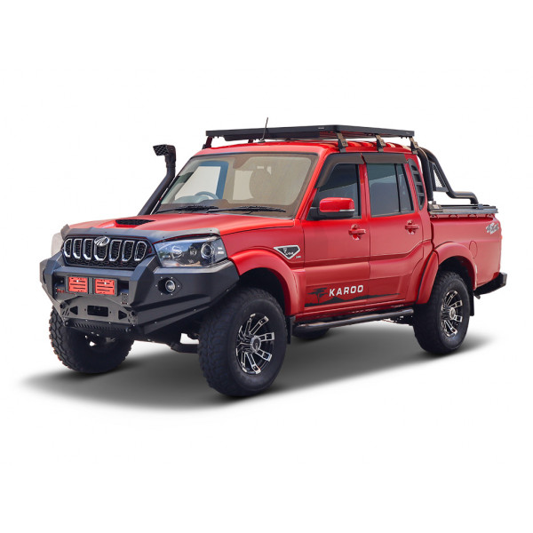 Mahindra Pik-Up Double Cab (2006-nykyinen) Slimline II -kattotelinesarja - Front Runner Mahindra Pik-Up Double Cab (2006-nykyinen) Slimline II -kattotelinesarja - Front Runner