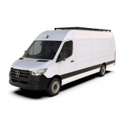 Mercedes Benz Sprinter 170in/L3/LWB Wheelbase w/OEM Tracks (2006-Current) Slimline II Roof Rack Kit - by Front Runner