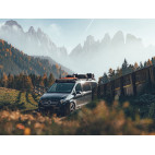 Mercedes Benz V-Class XLWB (2014-nykyinen) Slimline II -kattotelinesarja - Front Runner