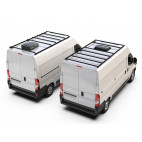 Peugeot Boxer (L2H2/136in WB/High Roof) (2014-Current) Slimpro Van Rack Kit - av Front Runner