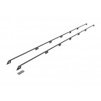 Slimpro Van Rack Expedition Rails / 3927mm (P) - 4129mm (P) - Front Runner