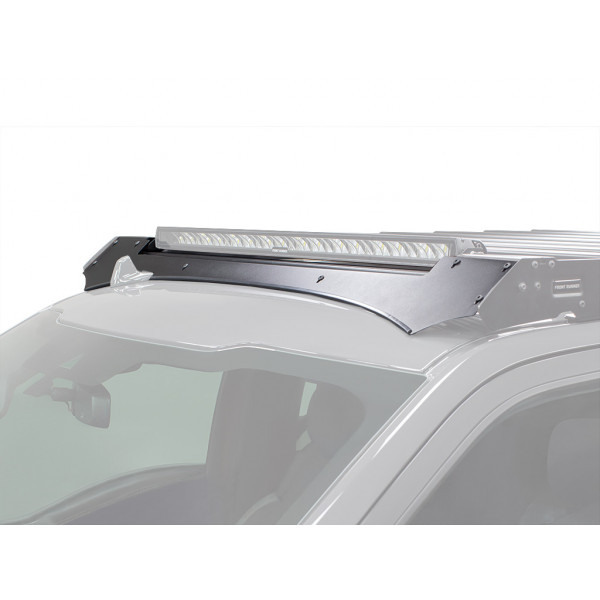 Ford F-150 miehistöohjaamo kattoluukulla (2015-2020) Slimsport Rack 40 tuuman valotangon tuulensuoja - Frontrunnerilta Ford F-150 miehistöohjaamo kattoluukulla (2015-2020) Slimsport Rack 40 tuuman valotangon tuulensuoja - Frontrunnerilta