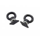 Black Tie Down Rings / Eye Bolts for Tracks - by Front Runner
