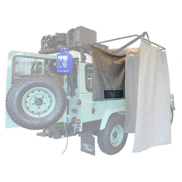 Shower Cubicle Curtain / Caddy - by Front Runner Shower Cubicle Curtain / Caddy - by Front Runner