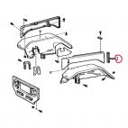 Fender-Wheel Arch Extension Rubber Seal, Front, Landcruiser Series 40