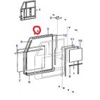 Etu oikea oven kumitiiviste