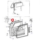 Door Glazing Seal, Landcruiser Series 40