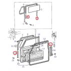 Oven lasin tiiviste, Landcruiser Series 40