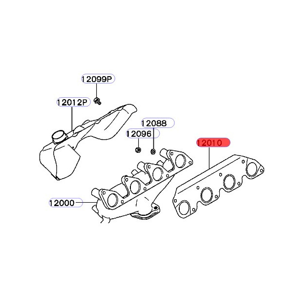 Exhaust  Manifold Gasket, Pajero