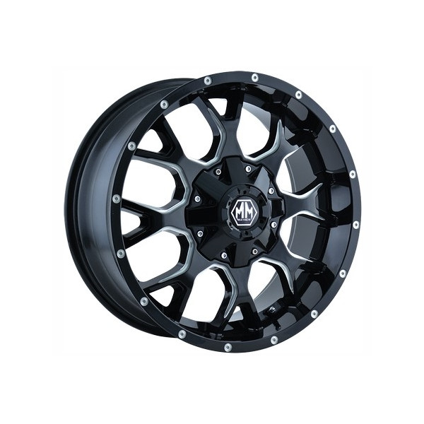 Mayhem Warrior Gloss Black 9x17 8x165.1