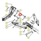 Toe link, rear