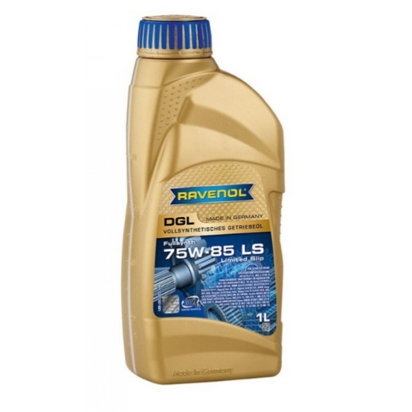 Ravenol DGL SAE 75W85 GL-5 LS, täyssynteettinen vaihteistoöljy, 1 l