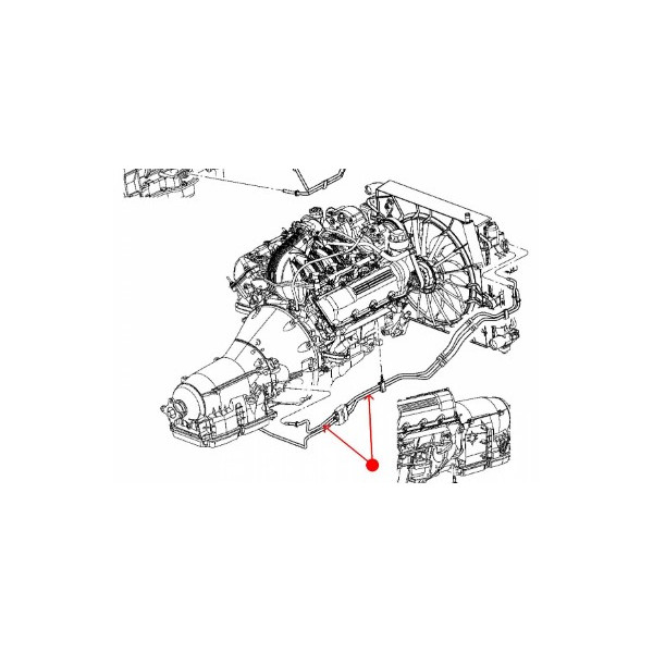 Automatic Transmission Fluid Cooler Line