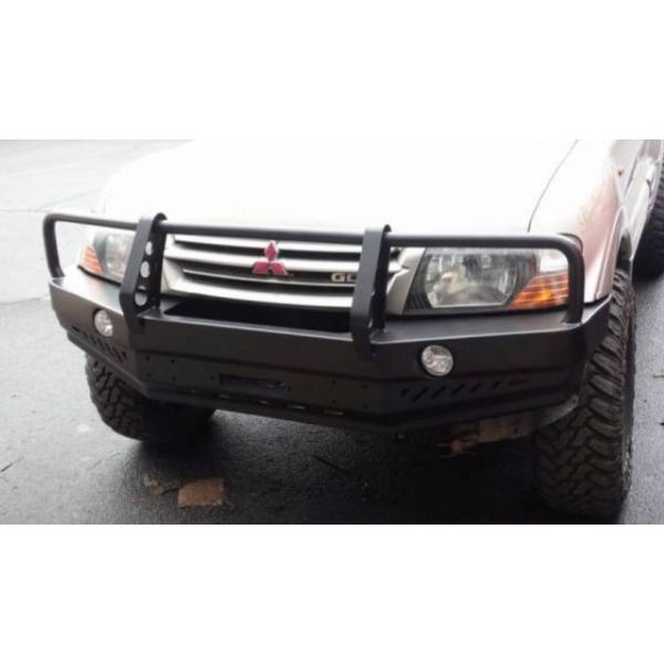 Steel Winch Bumper With Bull Bar, Pajero 3