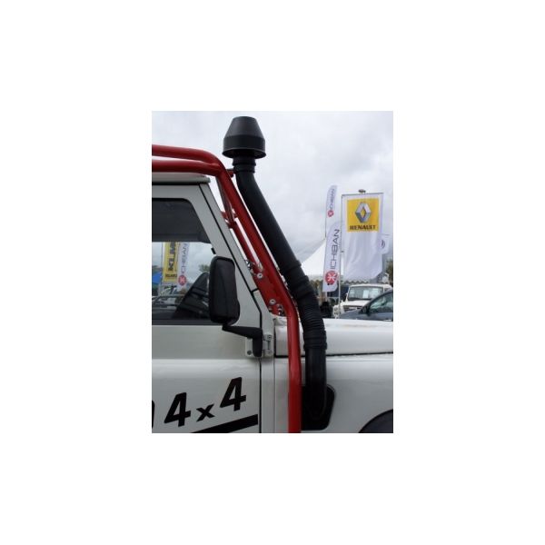 TUBULAR STEEL SNORKEL FOR DEFENDER FROM 300TDI FOR ROLLCAGES