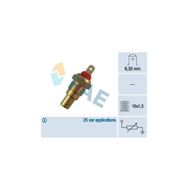 Coolant Temperature Sensor 1-Pin