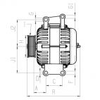 Alternator 2.7CRD 120A