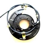 Brake  Plate Rear w. hand brake LH