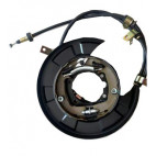 Brake  Plate Rear w. hand brake RH