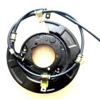 Brake  Plate Rear w. hand brake RH