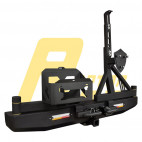 HD Rear Bumper w. sparetire- and jerry can holder