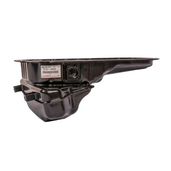 Oil pan with sensor hole