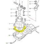Gear lever housing upper gasket