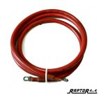 ELKABEL För vinsch L.180cm RÖD