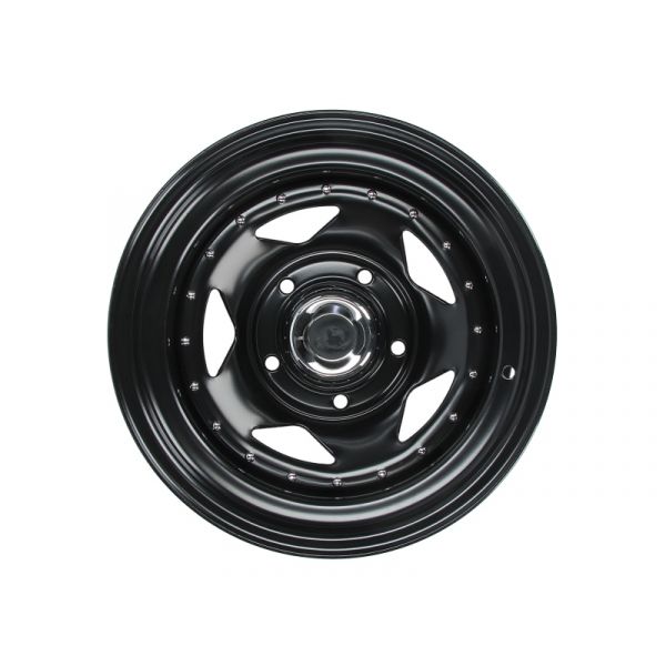 7X15 ET -10 BLACK STEEL WHEEL FOR JEEP