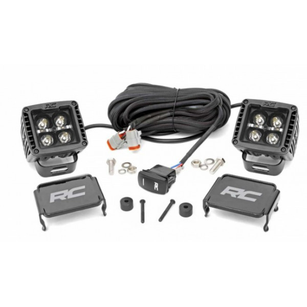 Jeep 2-inch LED Cube Easy-Mount Kit