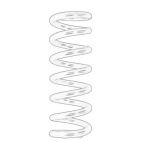 Front Coil Spring, Left/Right, Dodge Nitro