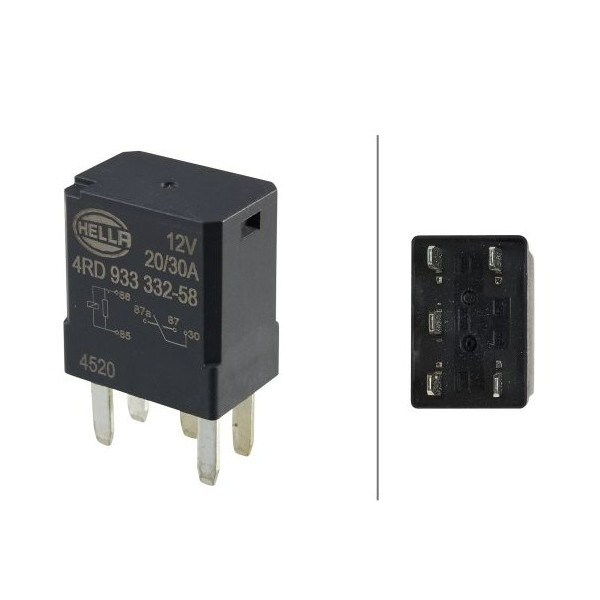Rele, 12 V, 20 A, GM
