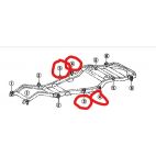 CUSHION SUB-ASSY, CAB MOUNTING, NO.4 UPPER