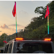 LED Whip Valosarja 2kpl 4FT