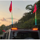 LED Whip ljusset 2st 4FT