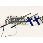 LED Whip Valosarja 2kpl 4FT