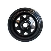 7X15 ET -10 BLACK STEEL WHEEL FOR JEEP