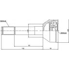 CV JOINT Suzuki Samurai