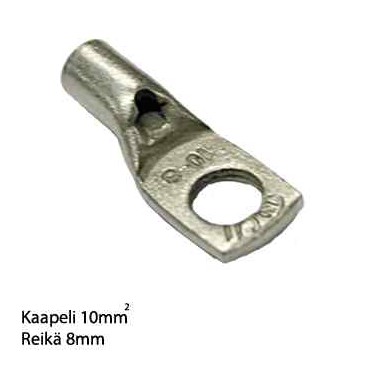 Kaapelikenkä, puristettava, 10 mm^2, 8 mm